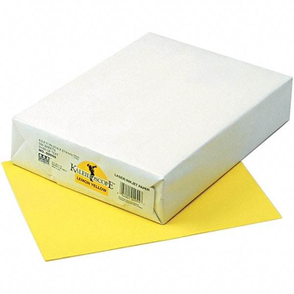 Pacon - 8-1/2" x 11" Lemon Yellow Colored Copy Paper - Use with Laser Printers, Copiers, Inkjet Printers - Caliber Tooling