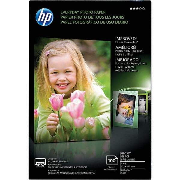 Hewlett-Packard - 4" x 6" White Photo Paper - Use with Inkjet Printers - Caliber Tooling