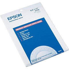 Epson - 8-1/2" x 11" White Photo Paper - Use with Inkjet Printers - Caliber Tooling