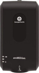 Georgia Pacific - 1000 to 1200mL Foam Hand Sanitizer Dispenser - Plastic, Wall Mounted, Black - Caliber Tooling