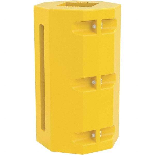 Vestil - 24" Wide x 24" Deep x 42" High, Steel Column Protector - Fits 10" Columns, Yellow - Caliber Tooling