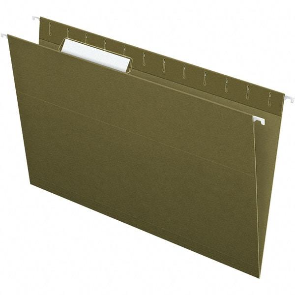 Pendaflex - 9-1/2 x 16", Legal, Standard Green, Hanging File Folder - 11 Point Stock, 1/3 Tab Cut Location - Caliber Tooling