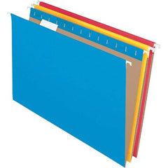 Pendaflex - 9-1/2 x 16", Legal, Assorted Colors, Hanging File Folder - 11 Point Stock, 1/5 Tab Cut Location - Caliber Tooling