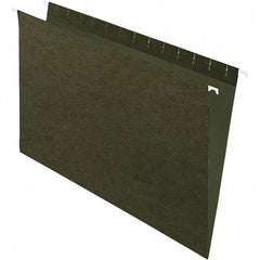 Pendaflex - 9-1/2 x 16", Legal, Standard Green, Hanging File Folder - 11 Point Stock, Straight Tab Cut Location - Caliber Tooling