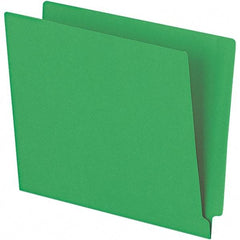 Pendaflex - 10-1/8 x 12-1/4", Letter Size, Green, File Folders with End Tab - 11 Point Stock, Straight Tab Cut Location - Caliber Tooling