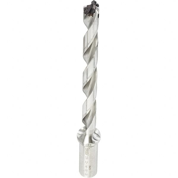 Iscar - 0.394 to 0.429" Diam, 12xD, 4.79" Max Drill Depth, 5/8" Shank Diam, 7-1/4" OAL, Replaceable Tip Drill - FCP, HCP-IQ, ICK, ICK-2M, ICM, ICN, ICP, iCP-2M, QCP-2M Insert, 10 Seat Size, DCN Toolholder, Series SumoCham - Caliber Tooling