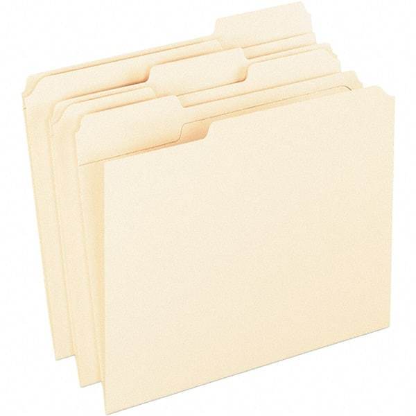 Pendaflex - 10 x 12-1/2", Letter Size, Manila, File Folders with Top Tab - 11 Point Stock, 1/3 Tab Cut Location - Caliber Tooling