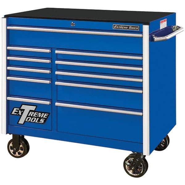 EXTREME TOOLS - Tool Storage Carts Type: Tool Cart Number of Drawers: 11 - Caliber Tooling