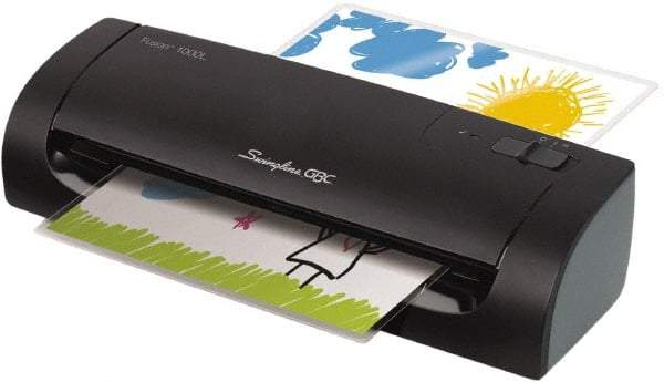 Swingline - 1.3' Long x 15-45/64" Wide Desktop Laminator - 9" Width Capacity - Caliber Tooling