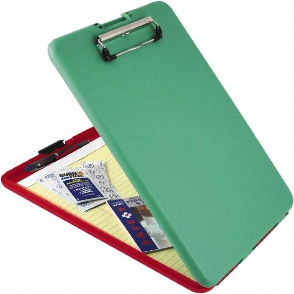 Saunders - 1-1/4" Long x 9-1/2" Wide, Clip Board - Red/Green - Caliber Tooling