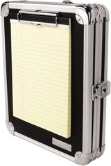 Vaultz - 9-3/4" Long x 2" Wide, Clip Board - Black - Caliber Tooling