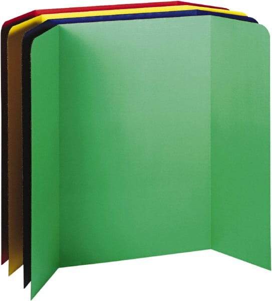 Pacon - Spotlight Corrugated Presentation Display Boards, 48 x 36, Assorted, 4/Carton, Display Board - Use with Science Fairs, Booths & Displays - Caliber Tooling