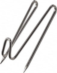 ADVANTUS - 25 Hooks, 1" Long x 1" Deep, Metal Hook Panel - 2-1/2" High - Caliber Tooling