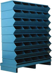 Stackbin - 8 Bin, Shelving Unit with Openings & Base - 37" Wide x 46-1/2" High - Caliber Tooling