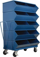 Stackbin - 5 Bin, Shelving Unit with Openings & Base - 37" Wide x 58-5/8" High - Caliber Tooling