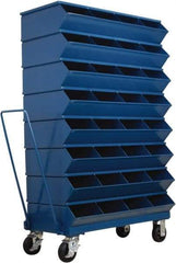 Stackbin - 8 Bin, Shelving Unit with Openings & Base - 37" Wide x 60-1/2" High - Caliber Tooling