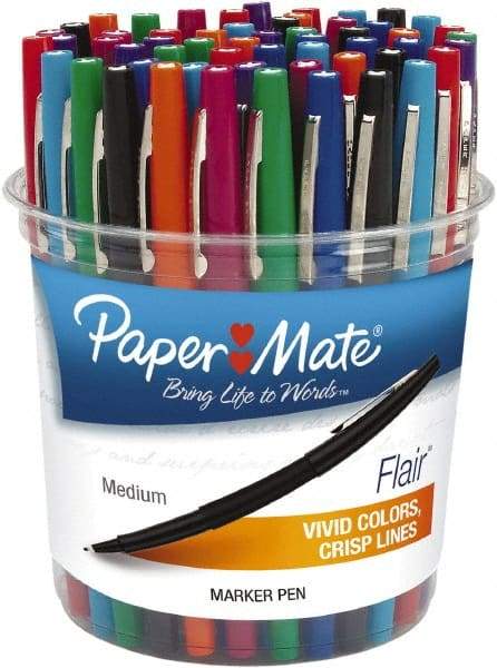 Paper Mate - Bullet Bullet Point Pen - Assorted Colors - Caliber Tooling