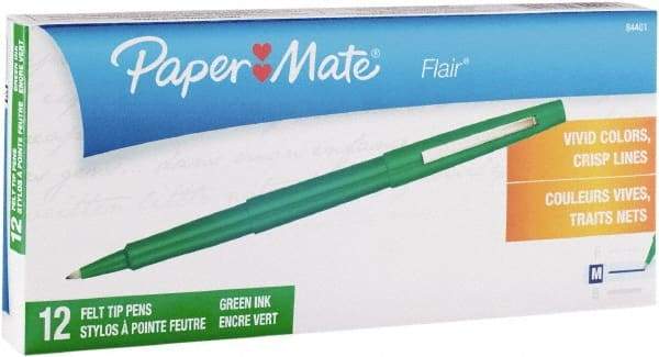 Paper Mate - Needle Porous Point Pen - Green - Caliber Tooling