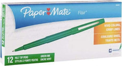 Paper Mate - Needle Porous Point Pen - Green - Caliber Tooling