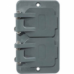 Hubbell Wiring Device-Kellems - Electrical Outlet Box & Switch Box Accessories Accessory Type: Box Cover Material: PBT Resin - Caliber Tooling