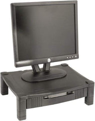 Kantek - Silver Monitor Stand - Use with Laptop, Monitor - Caliber Tooling