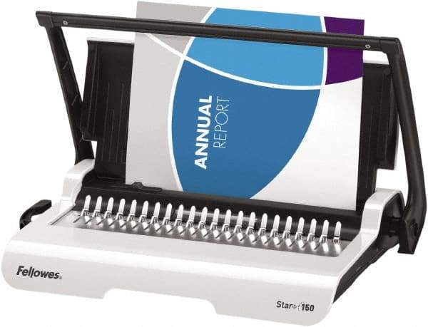 FELLOWES - Binding Machines Type: Manual Sheet Capacity: 150 - Caliber Tooling