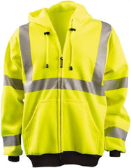 OccuNomix - Size 2XL Hi-Viz Yellow High Visibility Sweatshirt - Caliber Tooling