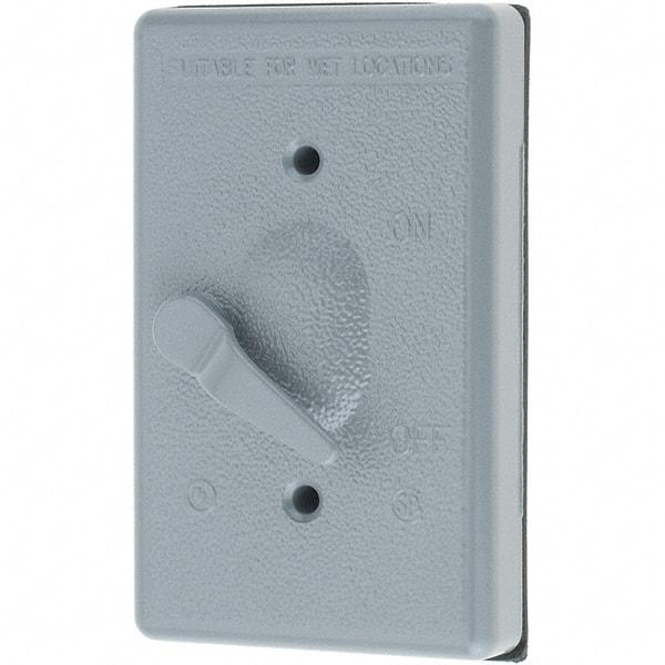 Leviton - Electrical Outlet Box Aluminum\xB6Zinc Device Cover - Caliber Tooling