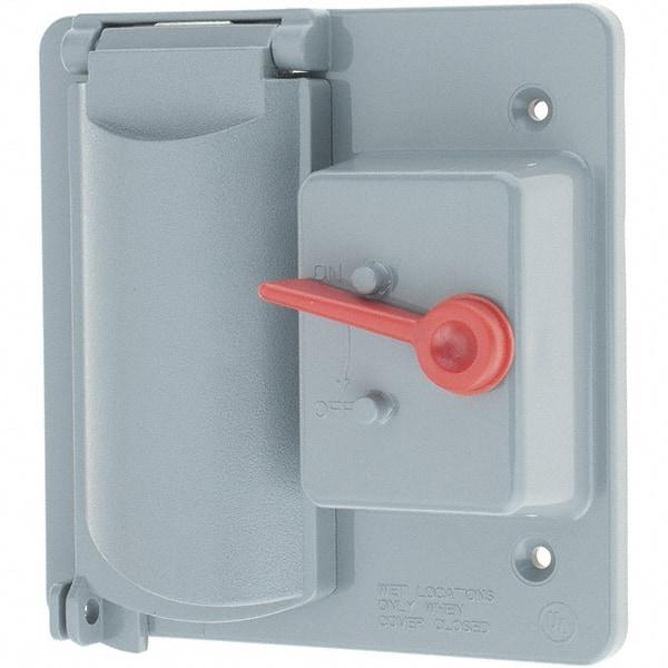 Leviton - Electrical Outlet Box Polycarbonate Device Cover - Caliber Tooling