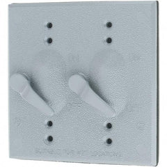 Leviton - Electrical Outlet Box Aluminum\xB6Zinc Device Cover - Caliber Tooling