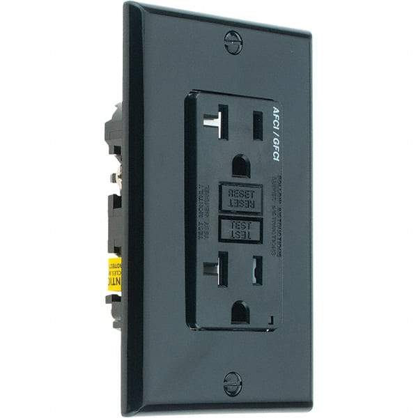 Leviton - GFCI Receptacles Grade: Commercial Color: Black - Caliber Tooling