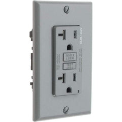 Leviton - GFCI Receptacles Grade: Commercial Color: Gray - Caliber Tooling