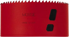 M.K. MORSE - 4-1/2" Diam, 1-15/16" Cutting Depth, Hole Saw - Bi-Metal Saw, Toothed Edge - Caliber Tooling