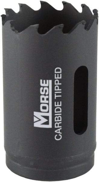 M.K. MORSE - 7/8" Diam, 1-15/16" Cutting Depth, Hole Saw - Carbide-Tipped Saw, Toothed Edge - Caliber Tooling