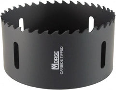 M.K. MORSE - 5-1/2" Diam, 1-15/16" Cutting Depth, Hole Saw - Carbide-Tipped Saw, Toothed Edge - Caliber Tooling