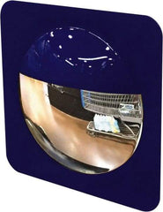 Se-Kure Domes&Mirrors - Indoor Square Convex Safety, Traffic & Inspection Mirrors - Acrylic Lens, 8" Diam, 8' Max Covered Distance - Caliber Tooling