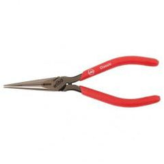 6.3" LONG NOSE PLIER W/SPRING - Caliber Tooling