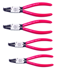 Wiha 90 Degree Bent Internal Retaining Ring Plier Set -- 4 Pieces -- Includes: Tips: .035; .050; .070; & .090" - Caliber Tooling