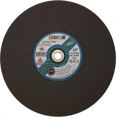 Camel Grinding Wheels - 16" 24 Grit Aluminum Oxide Cutoff Wheel - 5/32" Thick, 1" Arbor, 3,820 Max RPM - Caliber Tooling