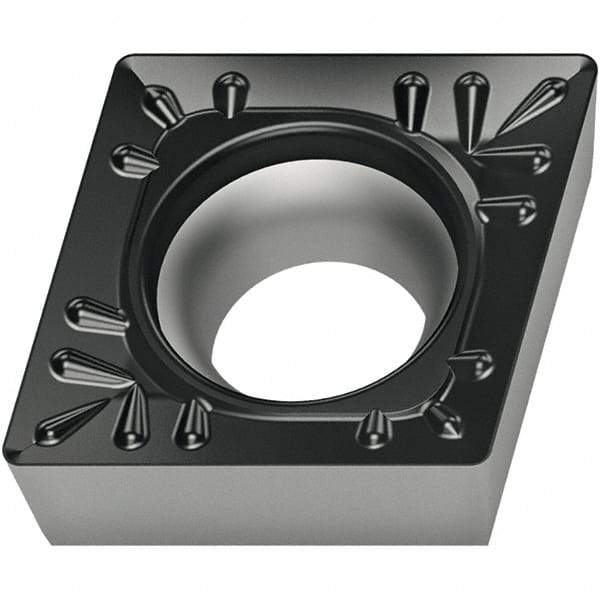 Walter - CCMT RM4 Grade WSM30S Turning Insert - TiAlN+Al2O3+(Al) Finish, 80° Rhombic, 9.53mm Inscr Circle, 3.97mm Thick, 0.4mm Corner Radius - Caliber Tooling