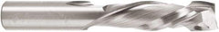 Amana Tool - 1/2" Cutting Diam x 1-5/8" Length of Cut, 2 Flute, Compression Spiral Router Bit - Right Hand Cut, Solid Carbide, 3-1/2" OAL x 1/2" Shank Diam, Laminate Trim - Caliber Tooling