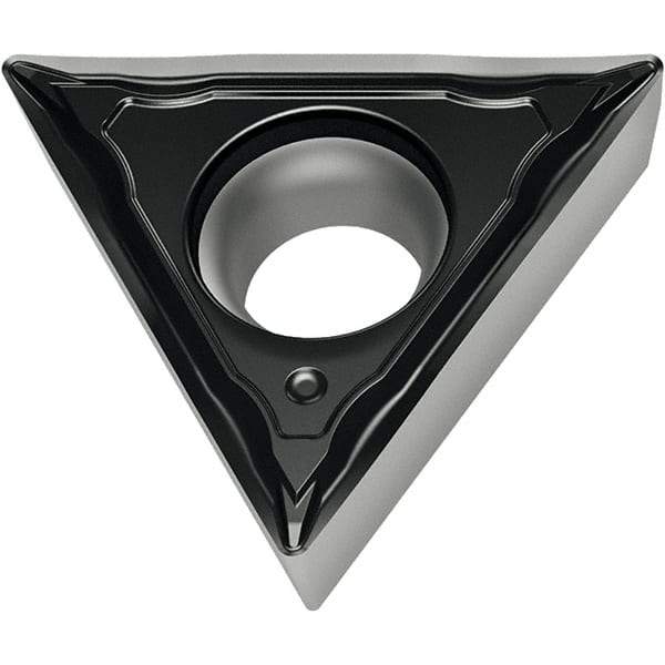 Walter - TCMT21.50.5 FP4 Grade WPP20S Carbide Turning Insert - TiCN/Al2O3/TiN Finish, 60° Triangle, 1/4" Inscr Circle, 3/32" Thick, 0.0079" Corner Radius - Caliber Tooling