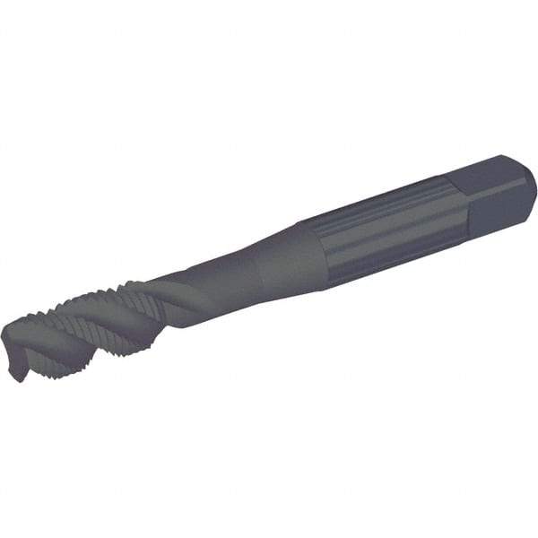 Kennametal - M16x2.00 3 Flute 6H Bottoming Spiral Flute Tap - Vanadium High Speed Steel, Oxide Finish, 3-13/16" OAL, Right Hand Flute, Right Hand Thread, D7, Series GOtap\xAE - Caliber Tooling