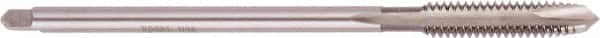 Regal Cutting Tools - #6-32 UNC 2 Flute H3 Bright Finish High Speed Steel Spiral Point Extension Tap - Plug Chamfer, 6" OAL, 11/16" Thread Length, 2B Class of Fit - Exact Industrial Supply