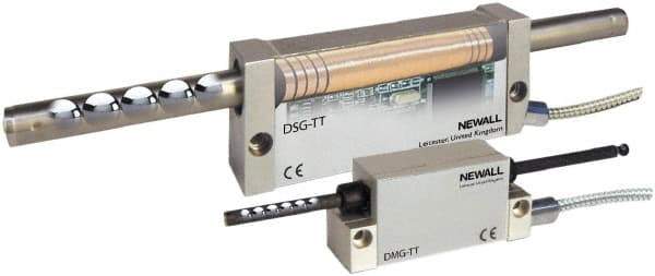 Newall - 104" Max Measuring Range, 5 & 10 µm Resolution, 114" Scale Length, Inductive DRO Linear Scale - 10 µm Accuracy, IP67, 11-1/2' Cable Length, Series DSG-TT - Caliber Tooling