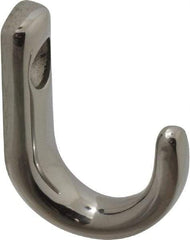 Sugatsune - 23/64" Wide x 1-1/8" High x 5/32" Thick, Wall Hook - 7/8" Projection, Polished - Caliber Tooling