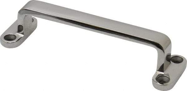 Sugatsune - 17/64" Handle Diam, Unfinished Steel Drawer Pull - 1-1/16" Projection, 4-11/64" Center to Center - Caliber Tooling