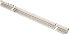 Sugatsune - 10-3/4" Long, 1-3/32" Wide Stainless Steel Barrel Bolts - Nickel Plated - Caliber Tooling