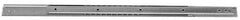 Sugatsune - 28" Slide Length, 19.72" Travel Length, Stainless Steel Ball Bearing Slide SSR-5 - 1/2" Wide, 2-3/4" High, 176 Lb Capacity at Full Extension, Satin Finish - Caliber Tooling