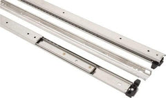 Sugatsune - 26" Slide Length, 27.08" Travel Length, Stainless Steel Ball Bearing Slide SSR-3 - 3/4" Wide, 2-1/8" High, 95 Lb Capacity at Full Extension, Satin Finish - Caliber Tooling